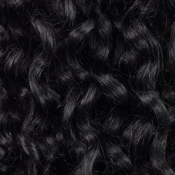 Irresistible Me Halo Curly Clip In 20 Inch Extensions in Jet Black BN - Picture 2 of 3